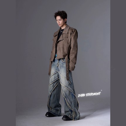 IN2-9 Spliced Industry Jeans