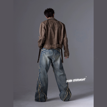 IN2-9 Spliced Industry Jeans