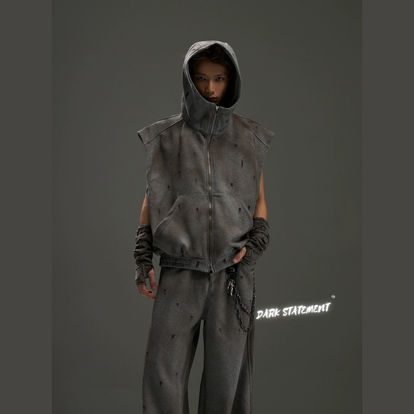 SA2-14 Washed Hooded Vest