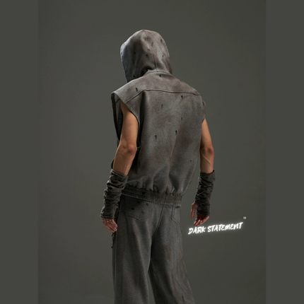 SA2-14 Washed Hooded Vest