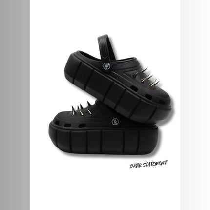 PE1-2 Spiked Platform Clogs